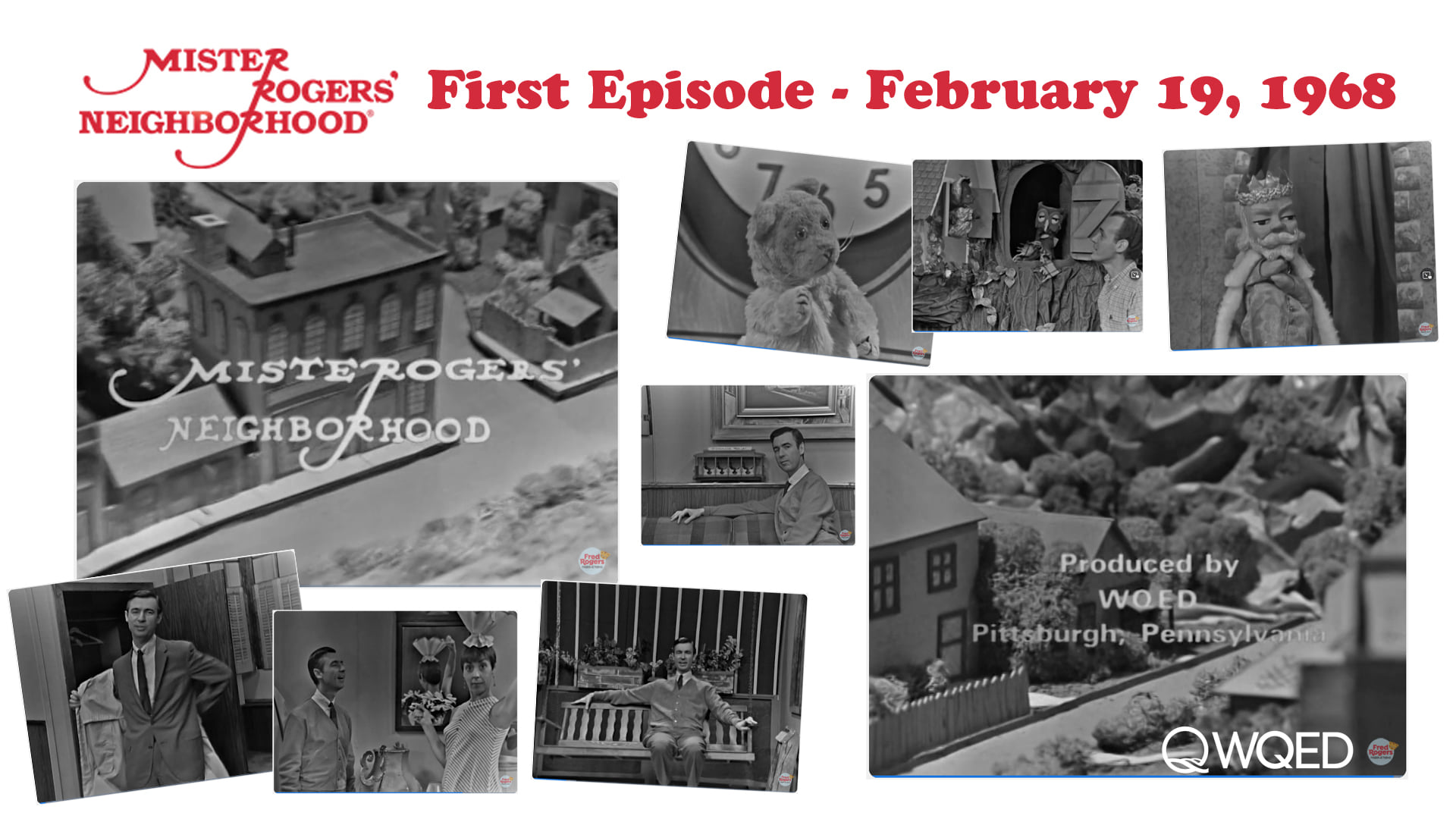 WQED - #OTD in 1968, the first episode of MISTER ROGERS NEIGHBORHOOD ...