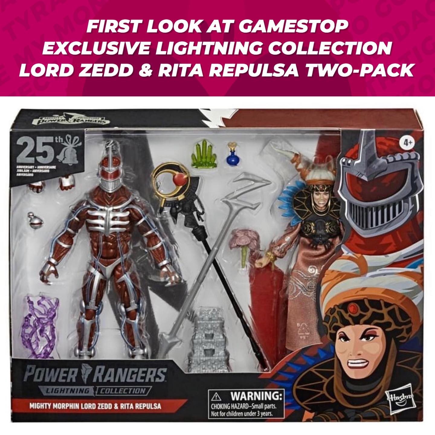 Hasbro Power Rangers Lightning Collection Lord Zedd & Rita Repulsa
