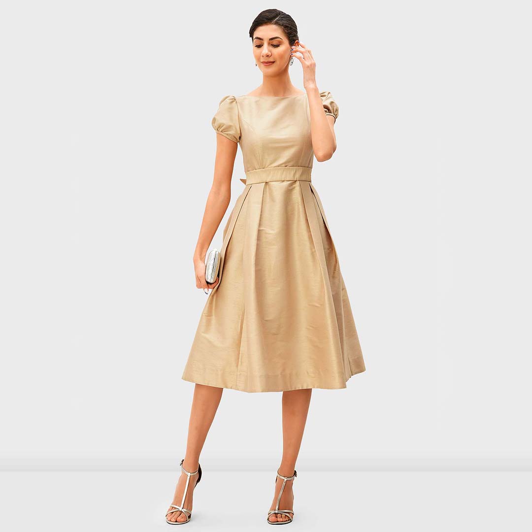 burgundy v neck prom dress A-line V-neck Beaded Bodice Satin Long Dresses APD2887 allowing for effortless movement Color::#3-Dark Magenta Rihoas High Neck Puff taupe multiway dress