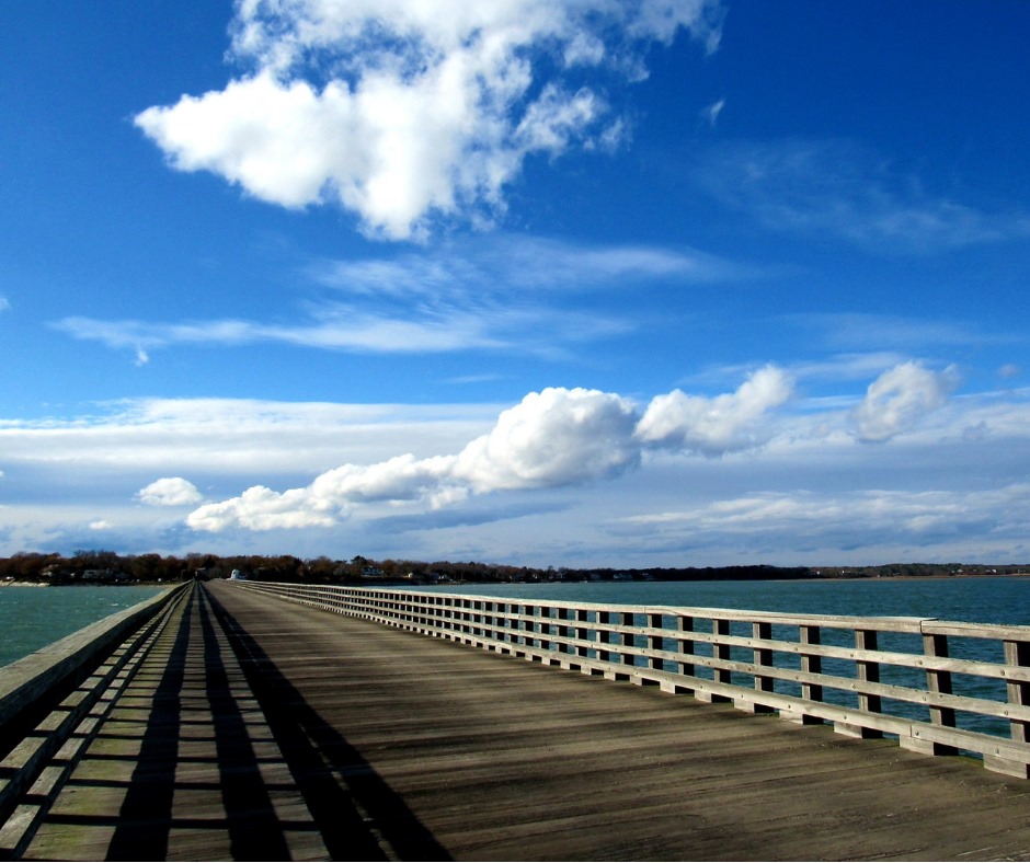 Cape - 📸 Photo Friday! Powder Point Bridge in Duxbury is a 2,200-foot ...