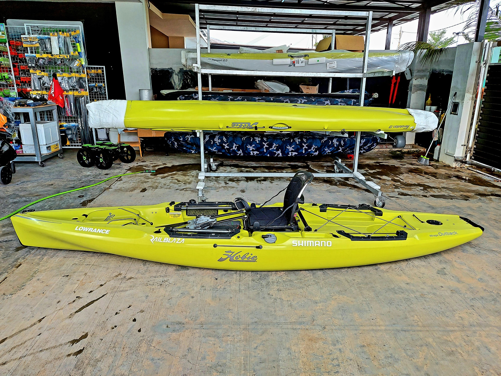SOLD! Preloved 2020 Hobie Mirage Outback MD 180 turbo with kick up 