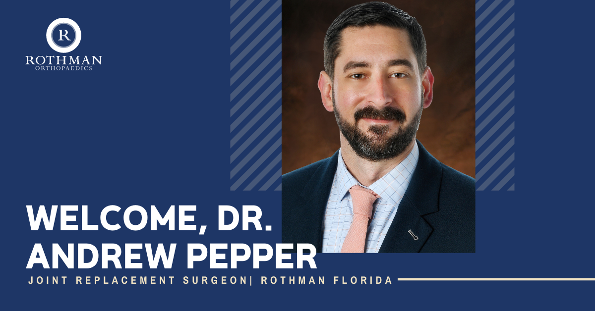 We’re proud to welcome Dr. Andrew... - Rothman Orthopaedics | Facebook