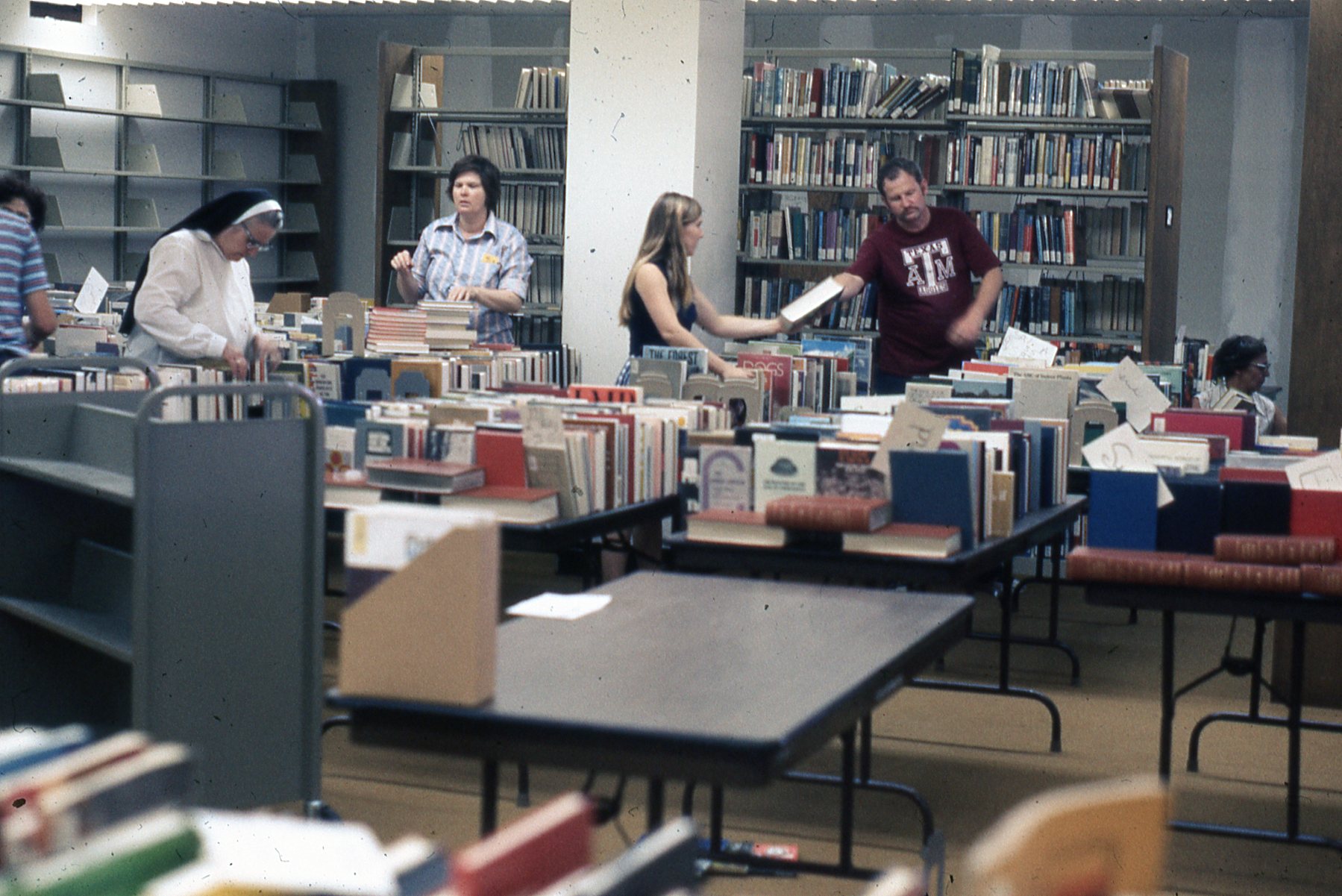 TCC Library - Here is a throw back picture from the 70's...