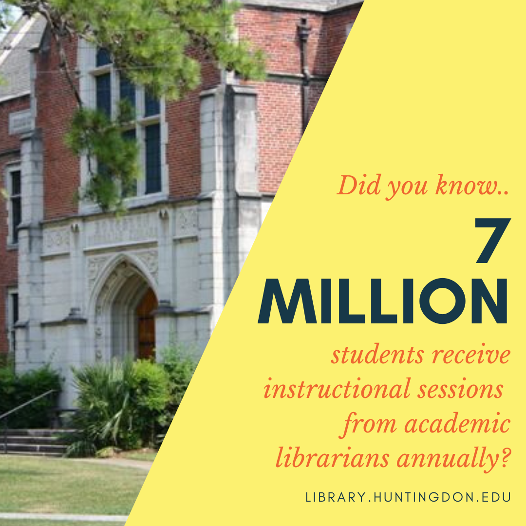 Huntingdon College Library - According to the ALA's 2020 State of ...