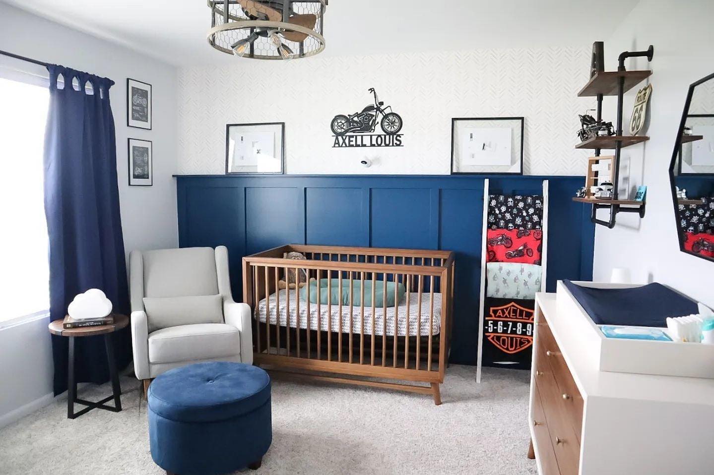 Project Nursery - Mid-century mod, some DIY and motorcycles, for good ...