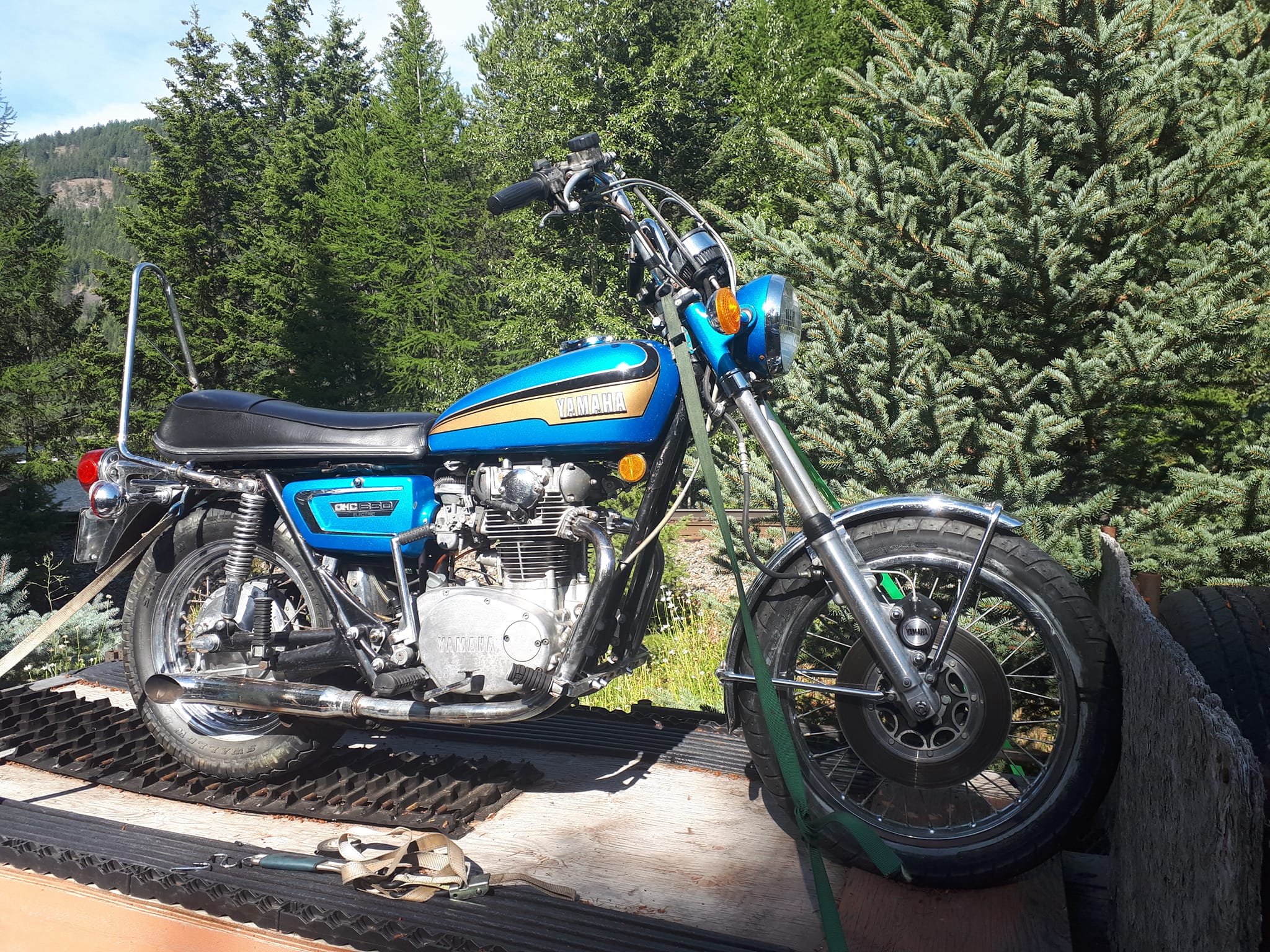 1973 Yamaha TX650 1976 Yamaha XS650
