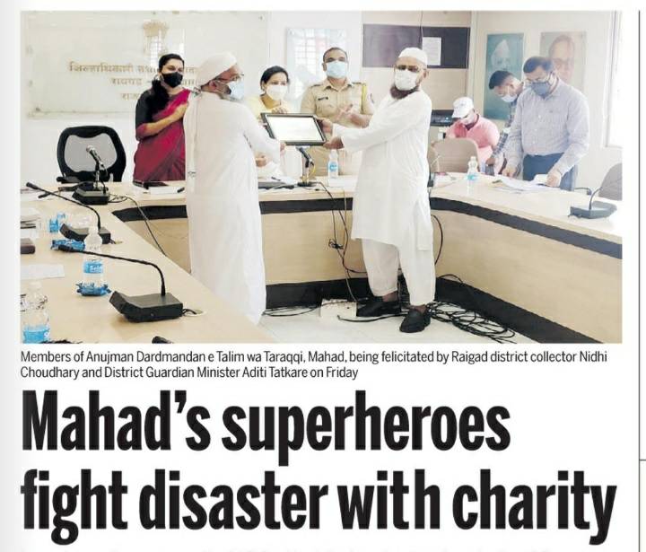 MiD DAY - Raigad's district administration felicitated several locals ...