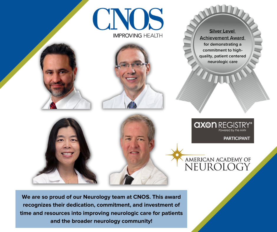 CNOS, PC - Our Neurology team here at CNOS was recently... | Facebook