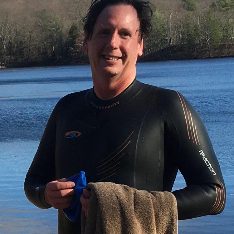 Beautiful October morning swim with Ed! 66° in the water. It’s around ...