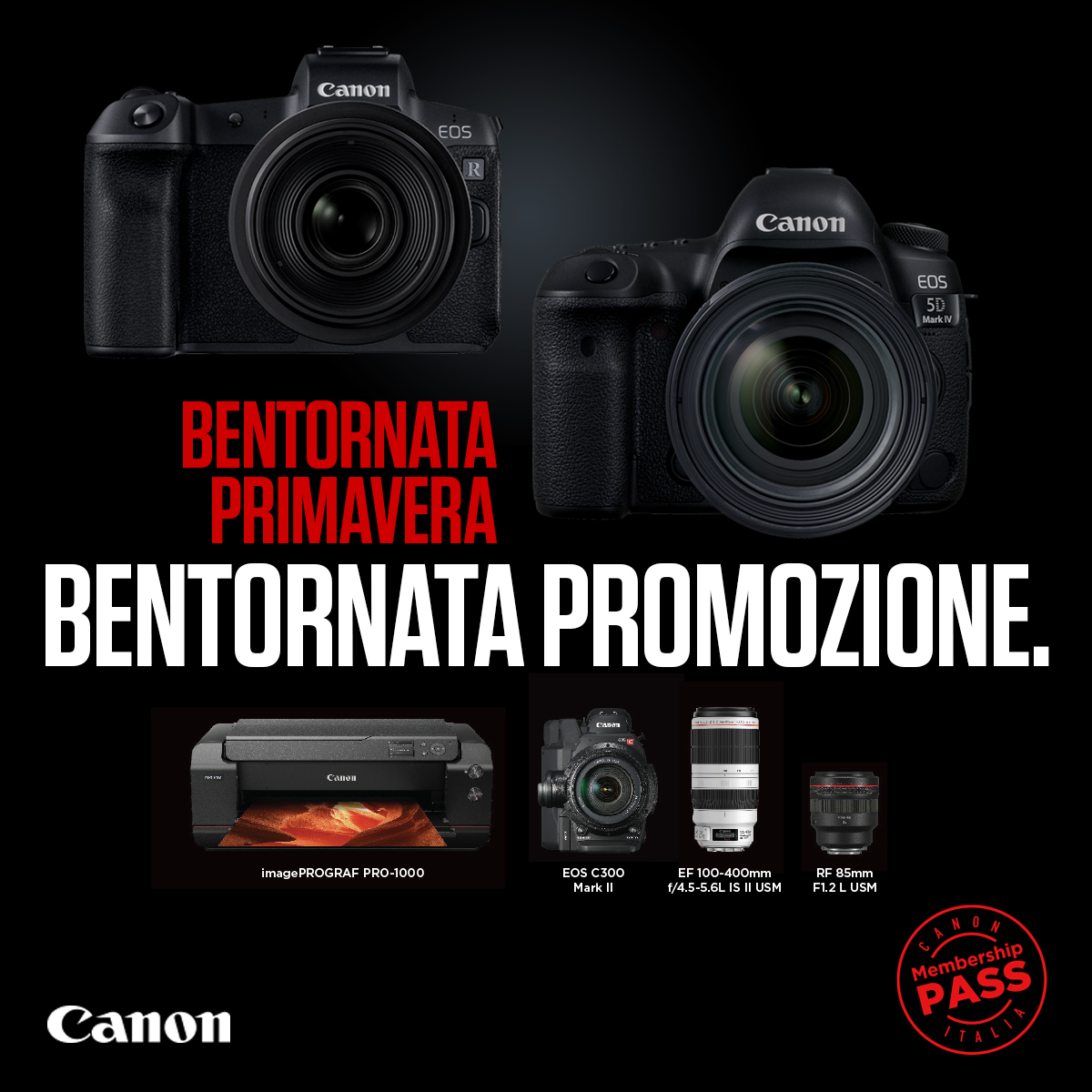 Il Fotoamatore - Scopri la promozione Canon Spring 2020 - rimborsi ...