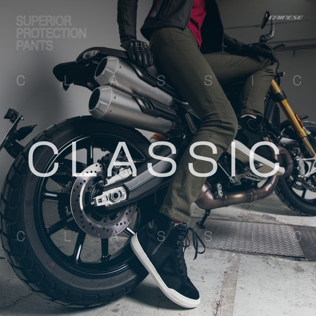 Protective motorbike pants designed for everyday challenges