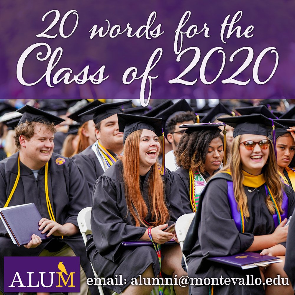 University - 🎓20 Words for the Class of 2020 🎓 Our spring graduates are ...