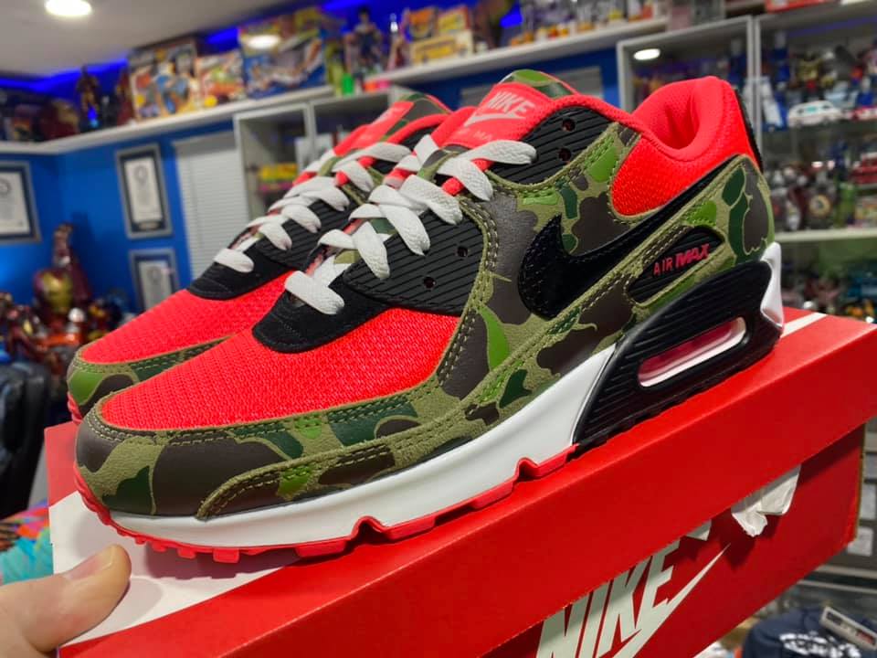 Reverse Duck Camo Nike Air Max 90 (2020). You can use these when