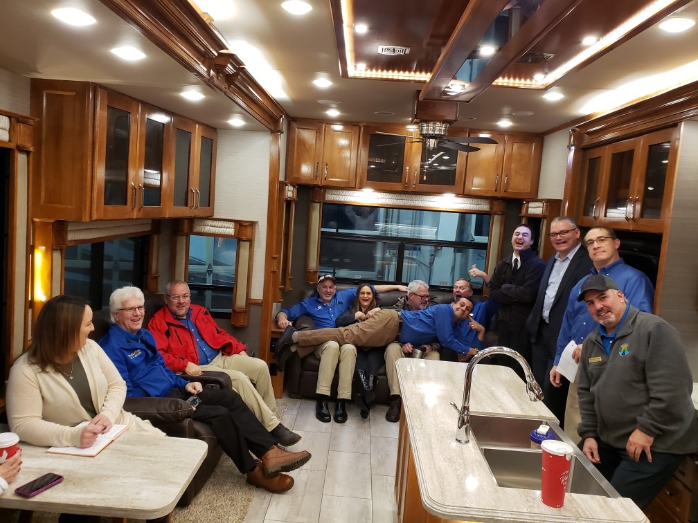 Morning meeting, just before the show!... - General RV Center | Facebook