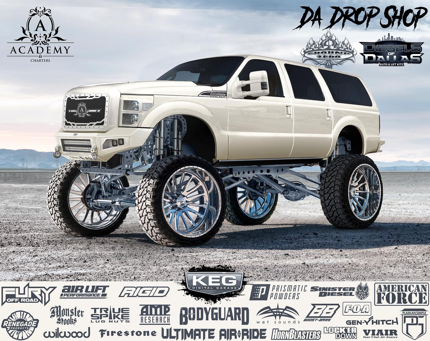 KEG Media - Another one of our SEMA Builds. This badass Excursion ...