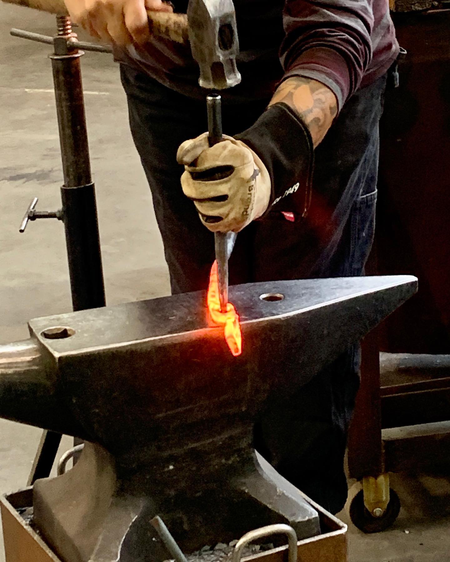 After learning how to forge a round... - Front Step Forge