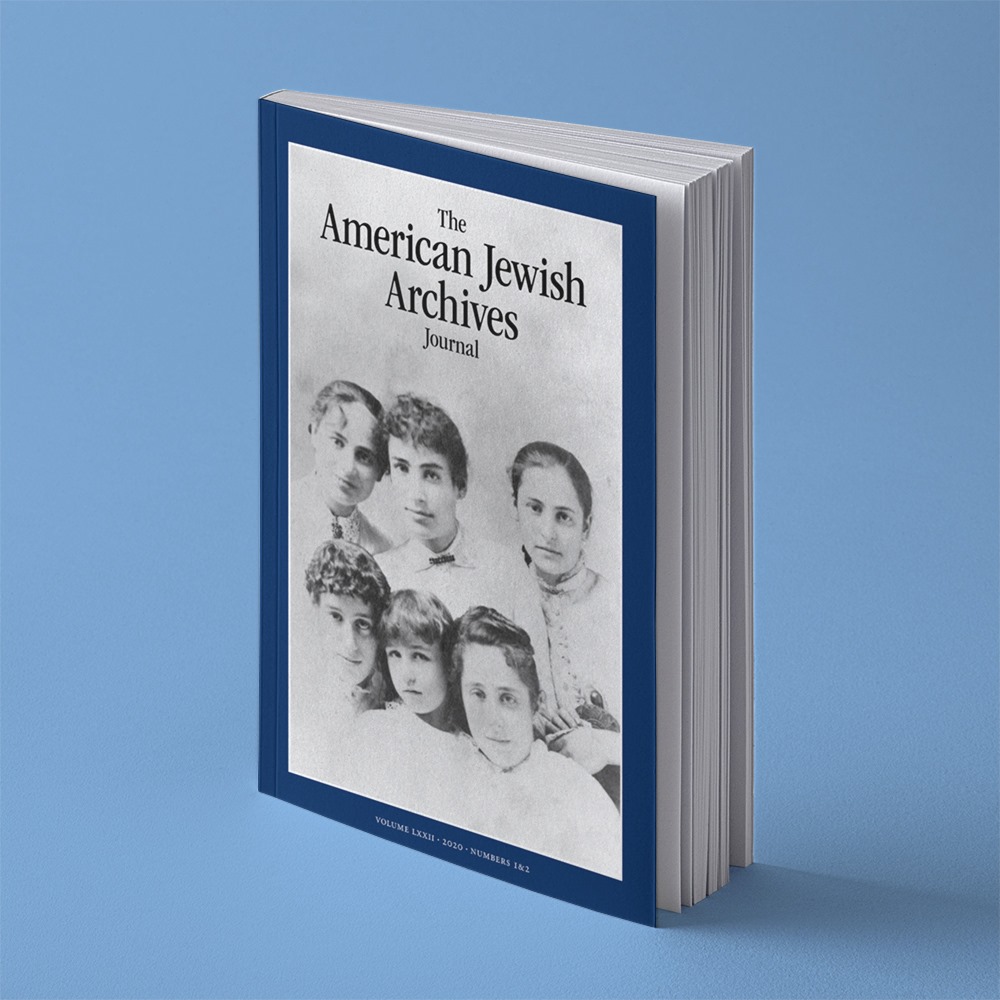 Our newest issue of The American Jewish Archives Journal (Vol. 72, No ...