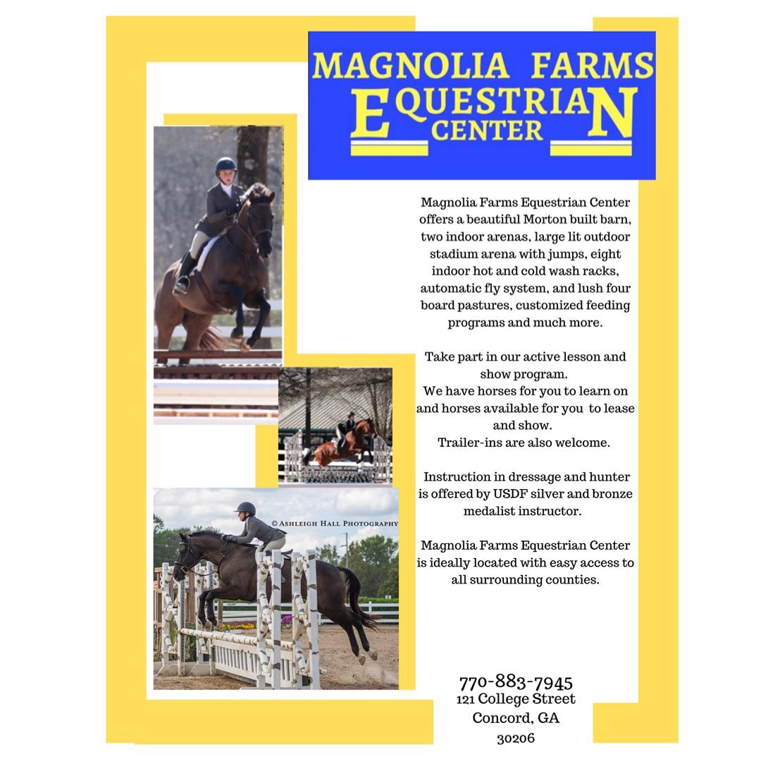 A warm Welcome Back to Magnolia... - Horse Show Ventures