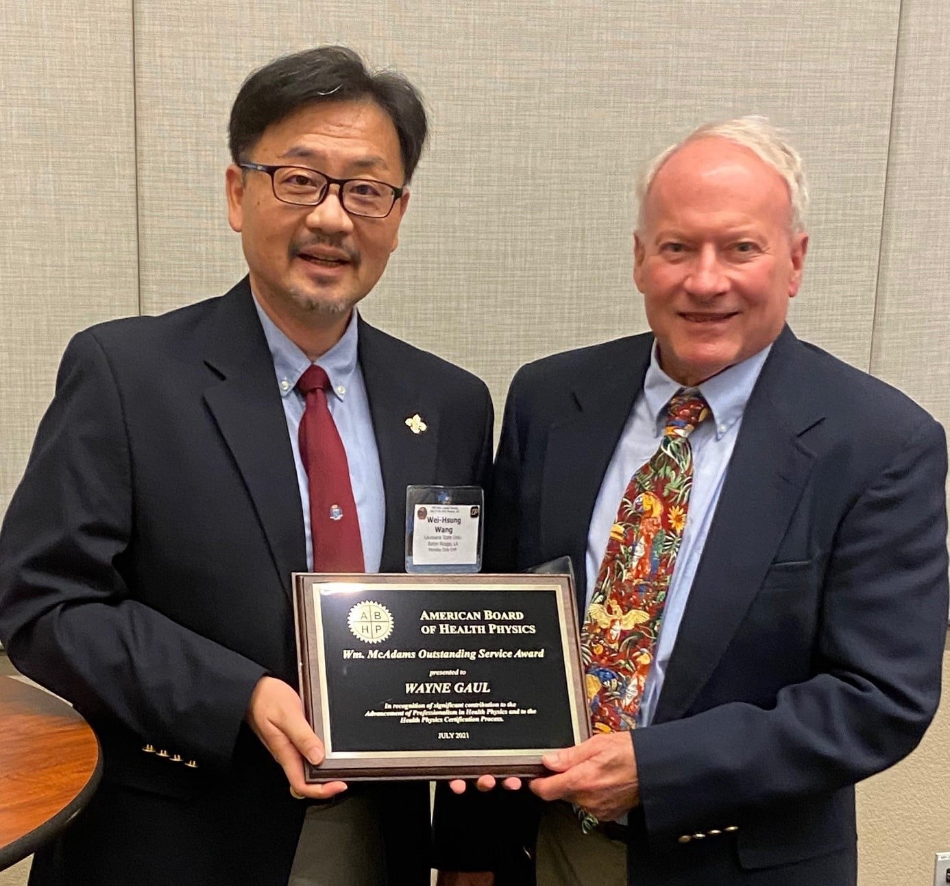 Congratulations to... - American Academy of Health Physics
