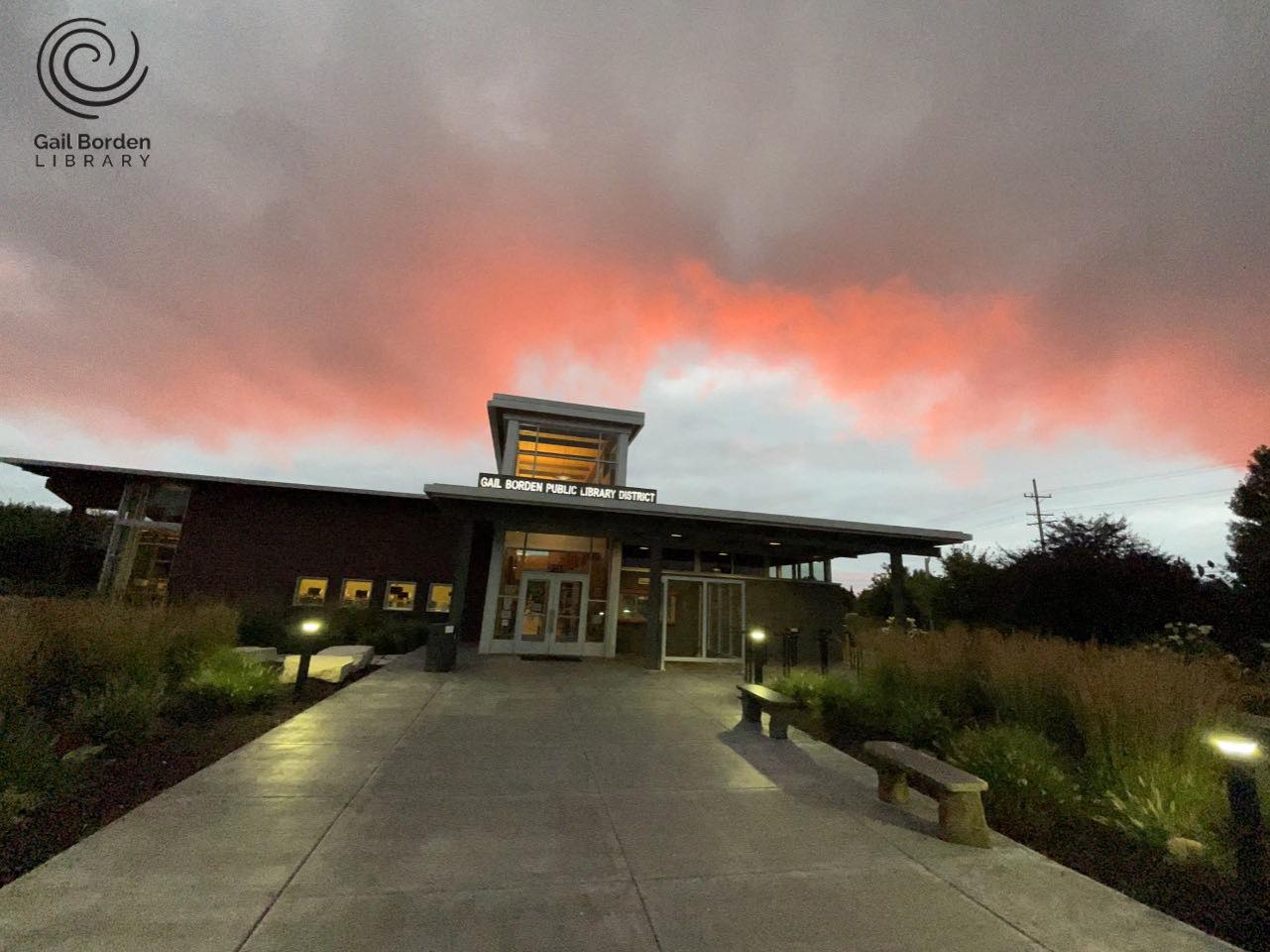 Stunning sunset the other... - Gail Borden Public Library | Facebook