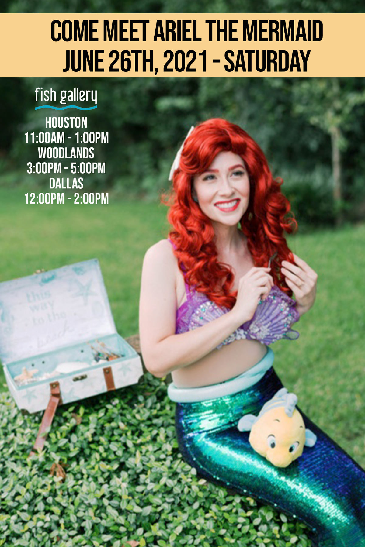 Fish Gallery - Ariel the Mermaid would love to meet you on...