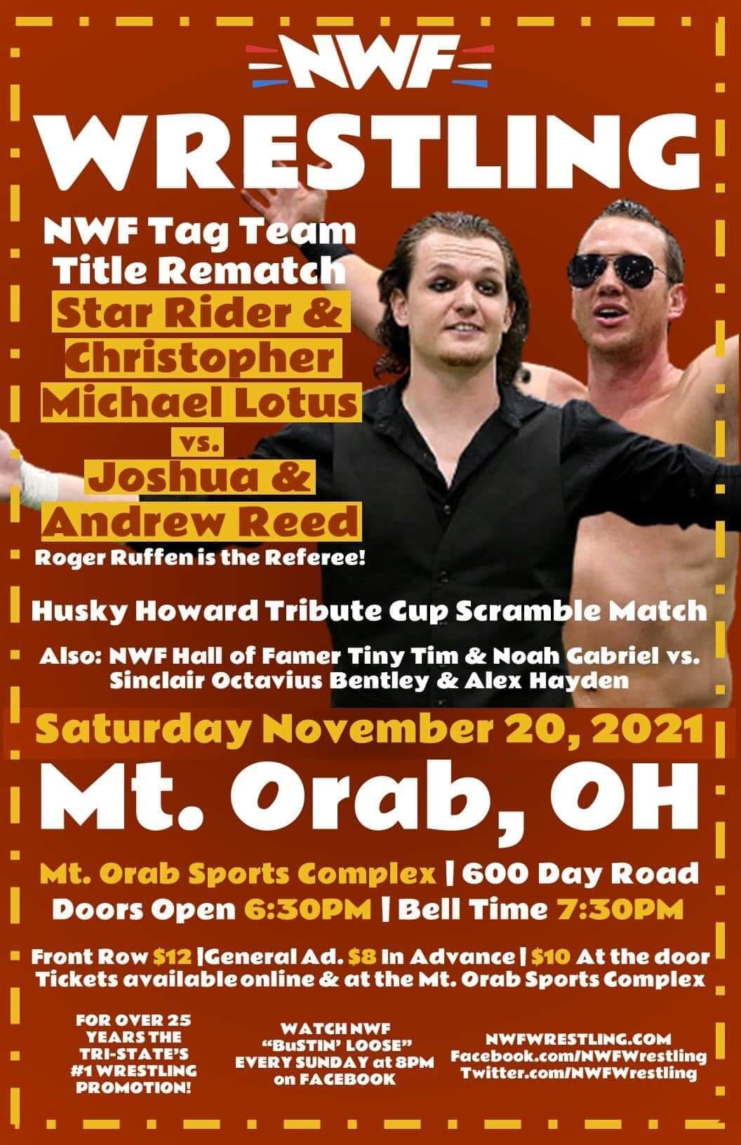 Big event in Mt. Orab... - Northern Wrestling Federation | Facebook