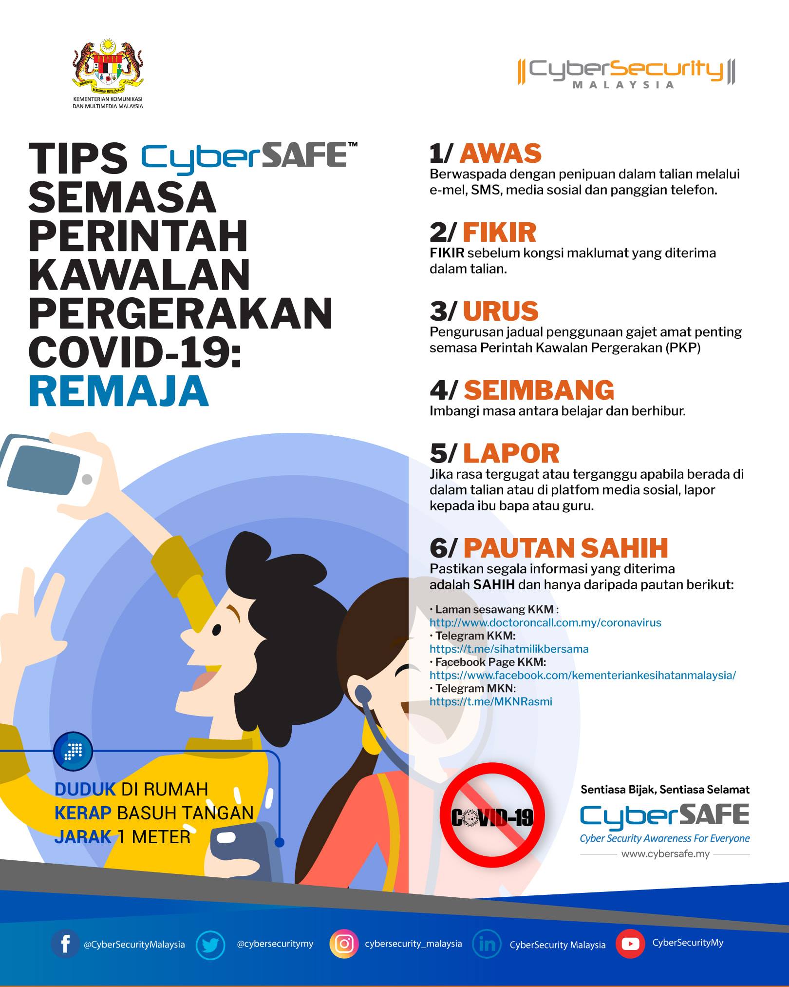 Tips CyberSAFE semasa... - CyberSecurity Malaysia