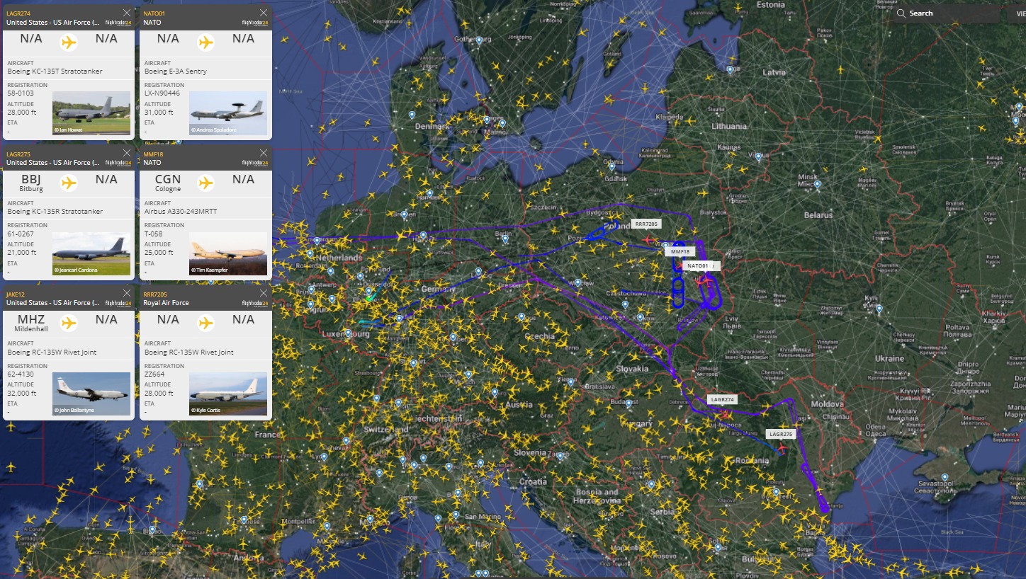 Flightradar24 - interesting flights (ENG) | Three ISR flights up, a ...