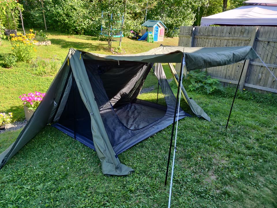 I love my new addition…. Hi gear 300 dome shelter…