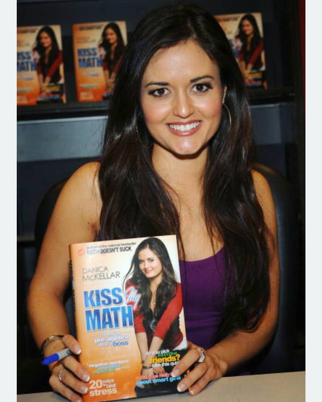 Danica McKellar - #TBT to a book signing for my second book 