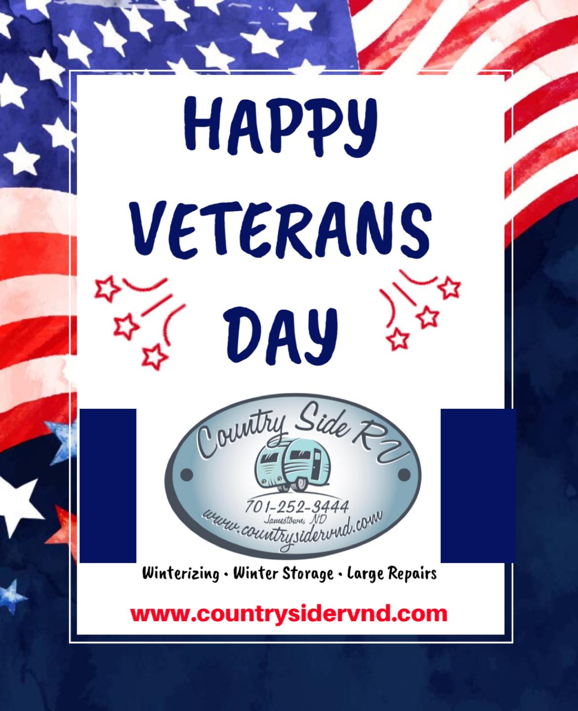 Country Side Rv - Happy Veteran’s Day from Country Side... | Facebook