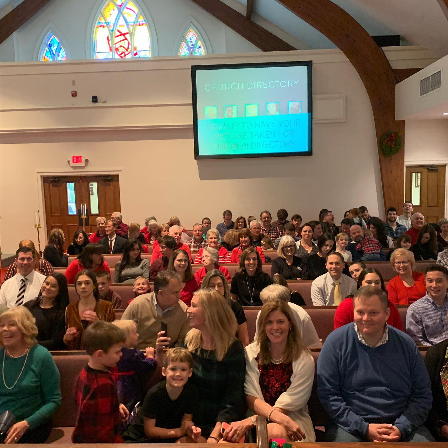 Scenes from our 4pm... Markham Woods Presbyterian Church