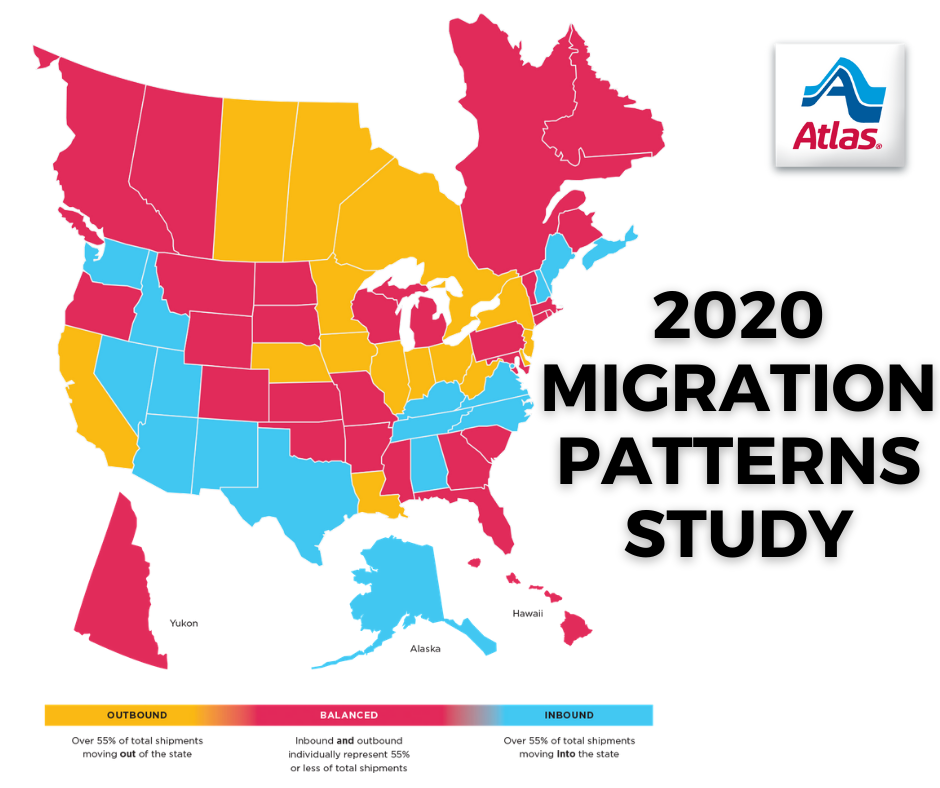 Atlas Van Lines - The 2020 Atlas® Van Lines Migration Patterns Study ...