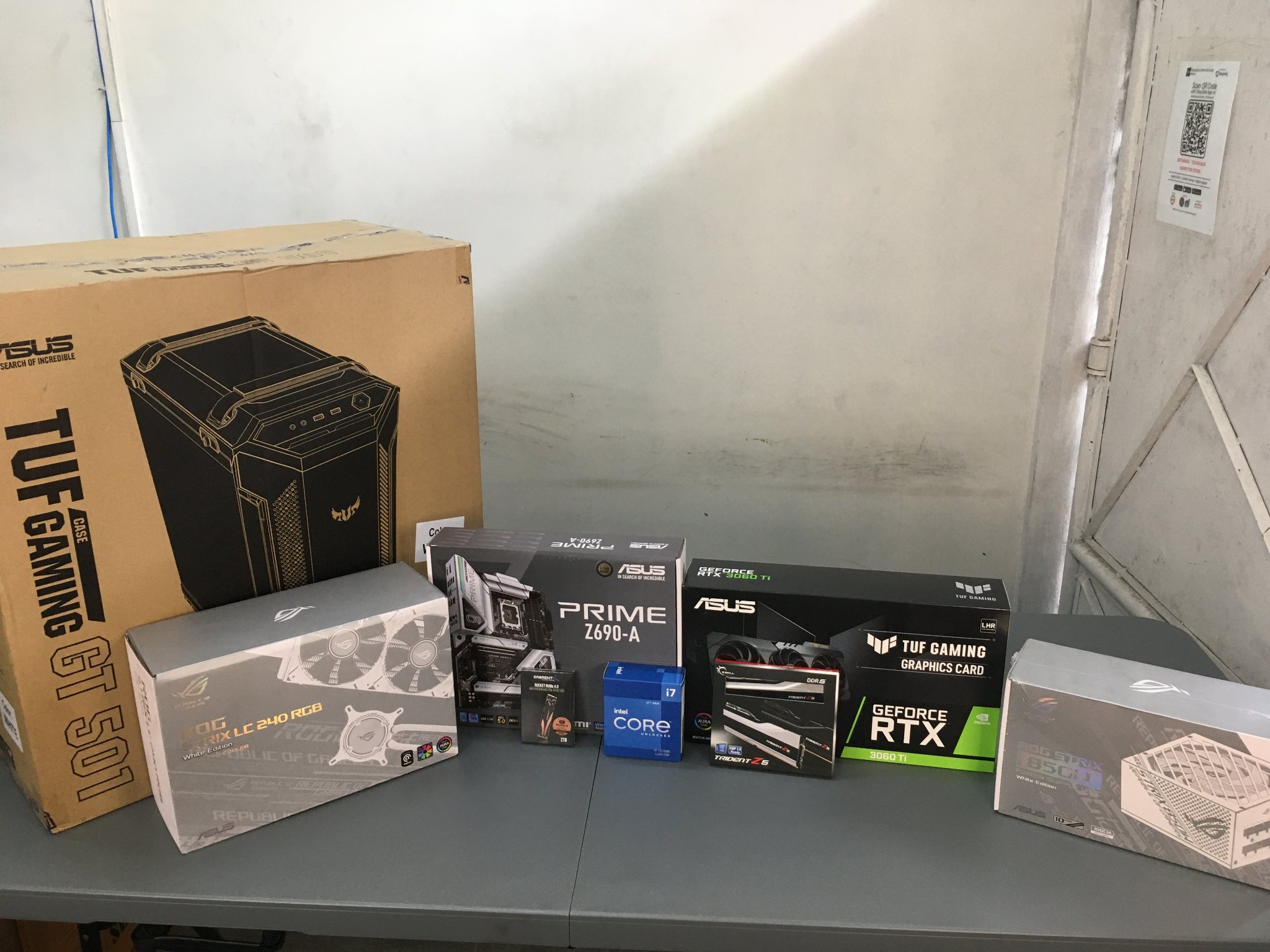 Asus TUF Z790 PC build with i5 13600K and RTX 3060