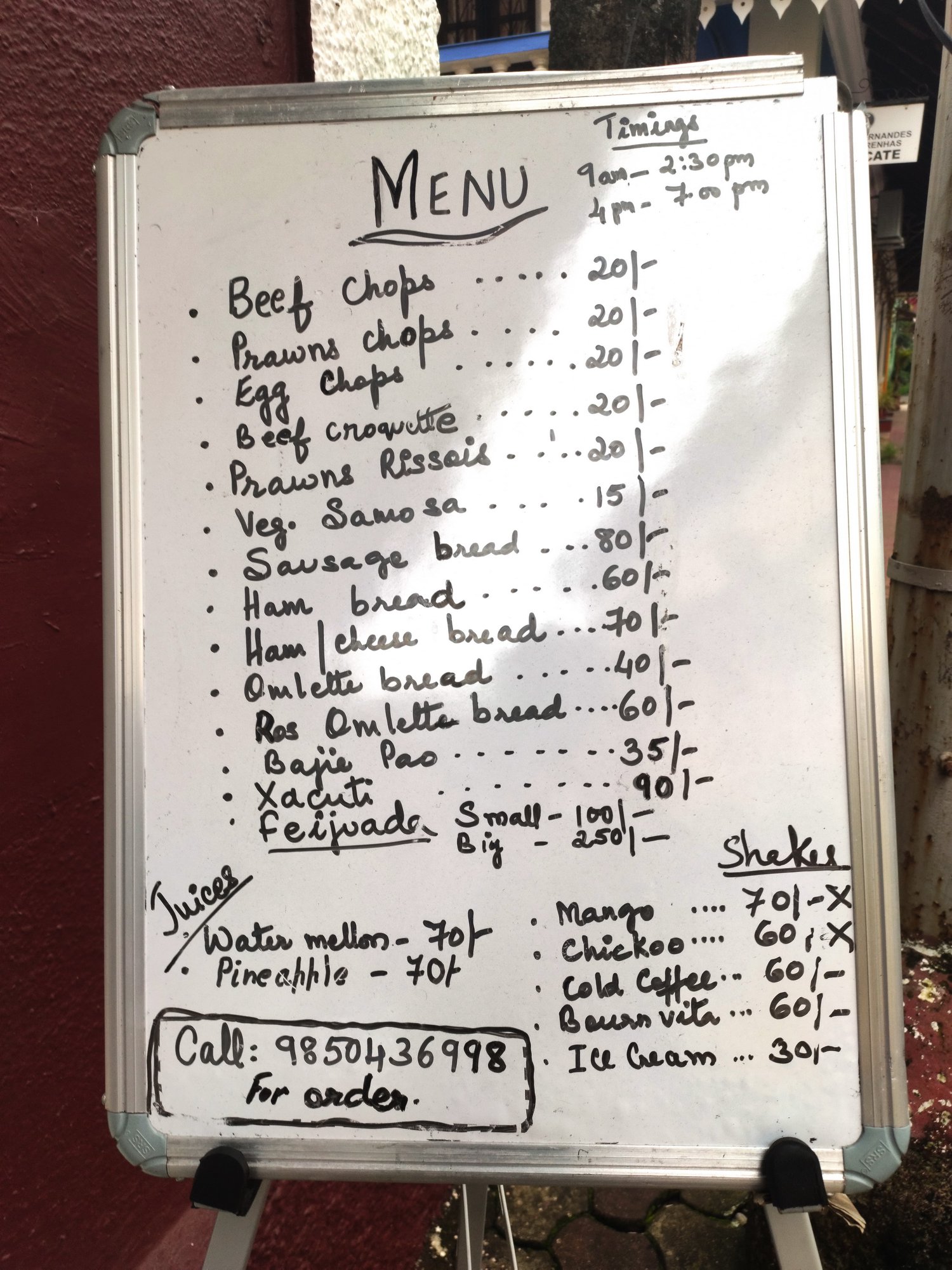 Relax Inn Cafe | Panjim