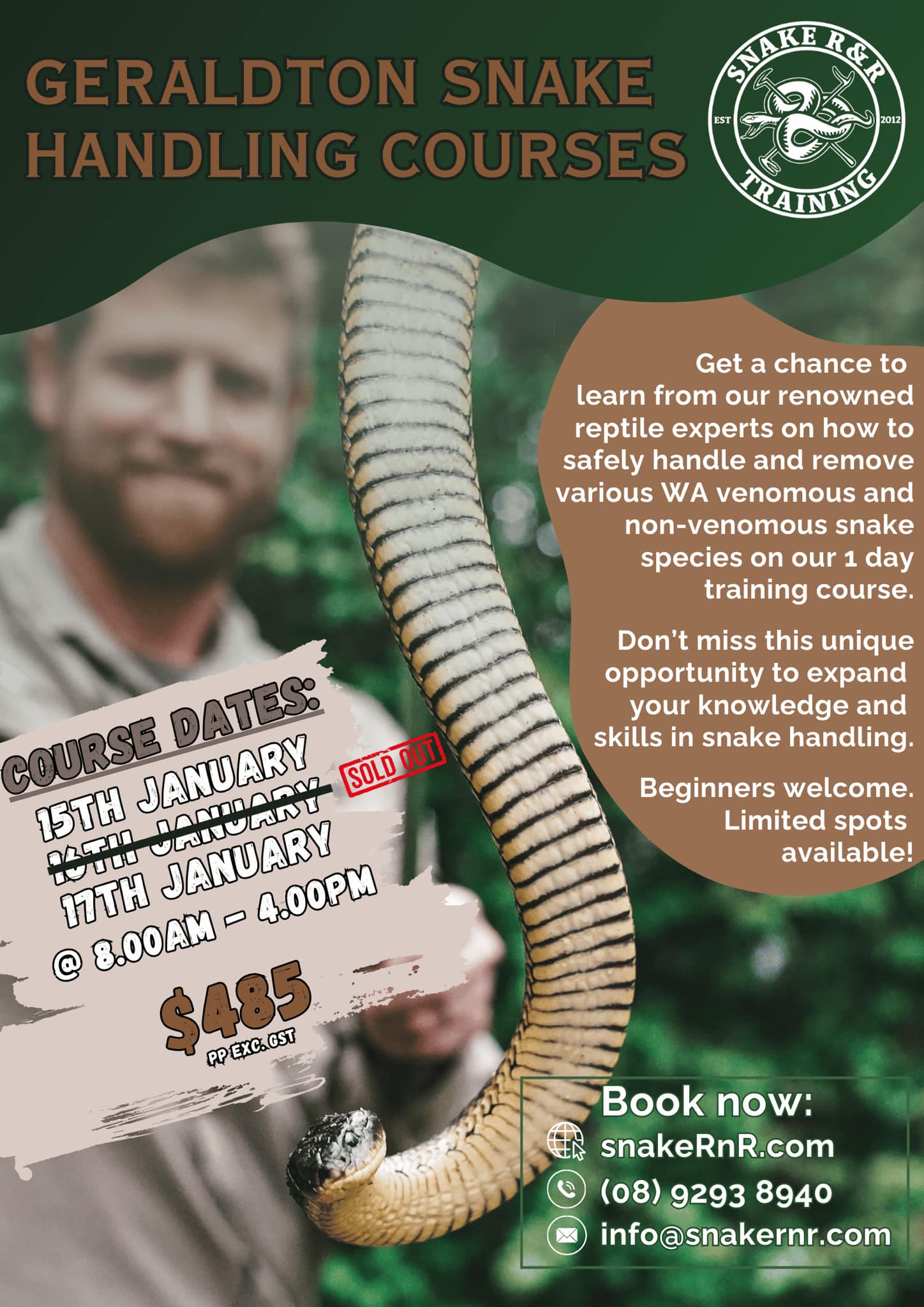 Snake Rescue and Relocation Training