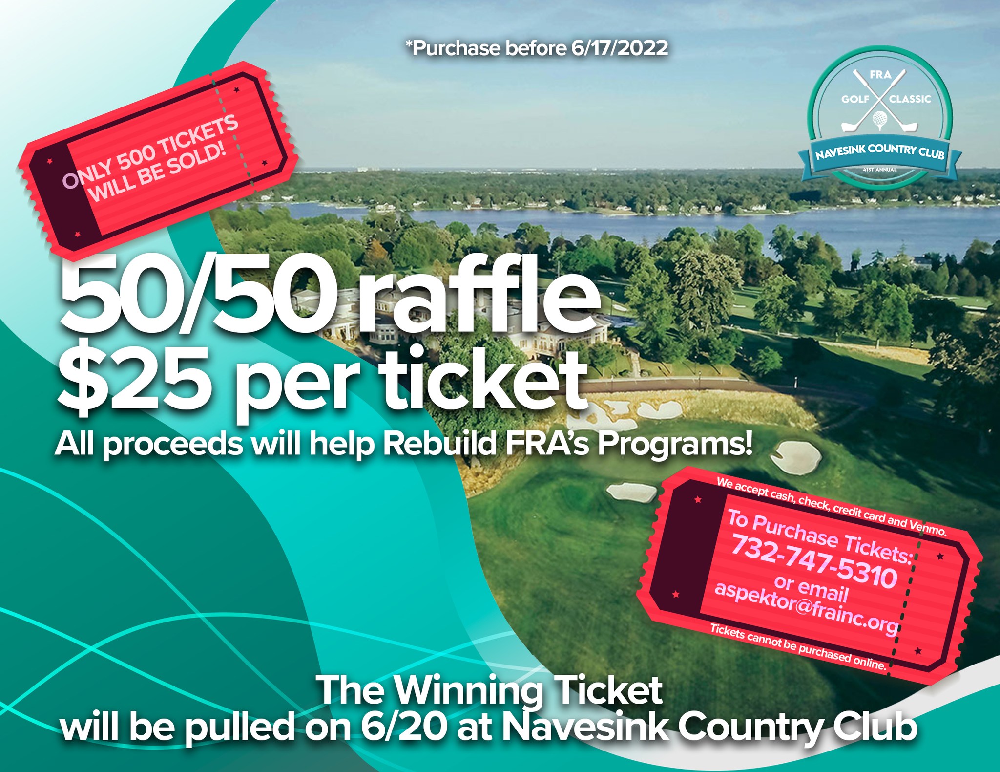 Family - Great news! Our 50/50 raffle is NOW OPEN! The winning ticket ...