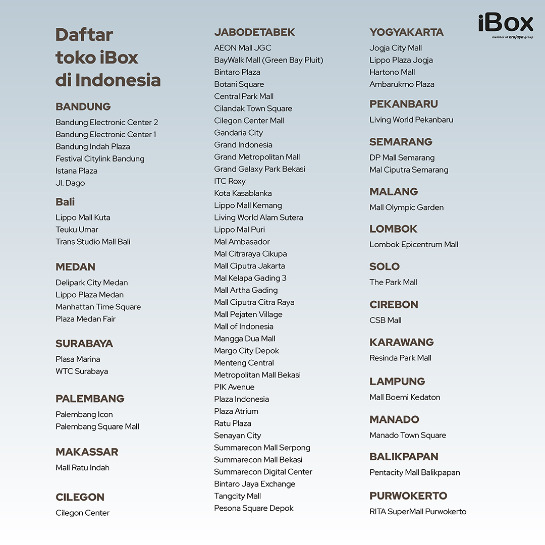 iBox - Selama masa peningkatan sistem website iBox,...