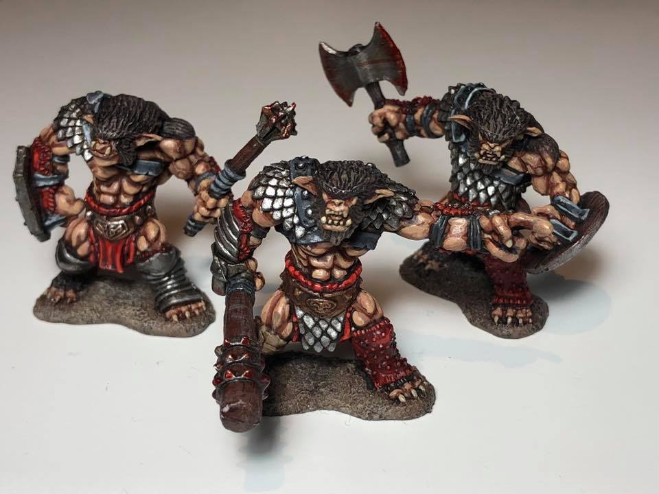 3 Figurines DREADMERE Mercenaries – Reaper Bones 44016 – Miniatures Fantasy à Peindre – Jeux De Rôle 25mm