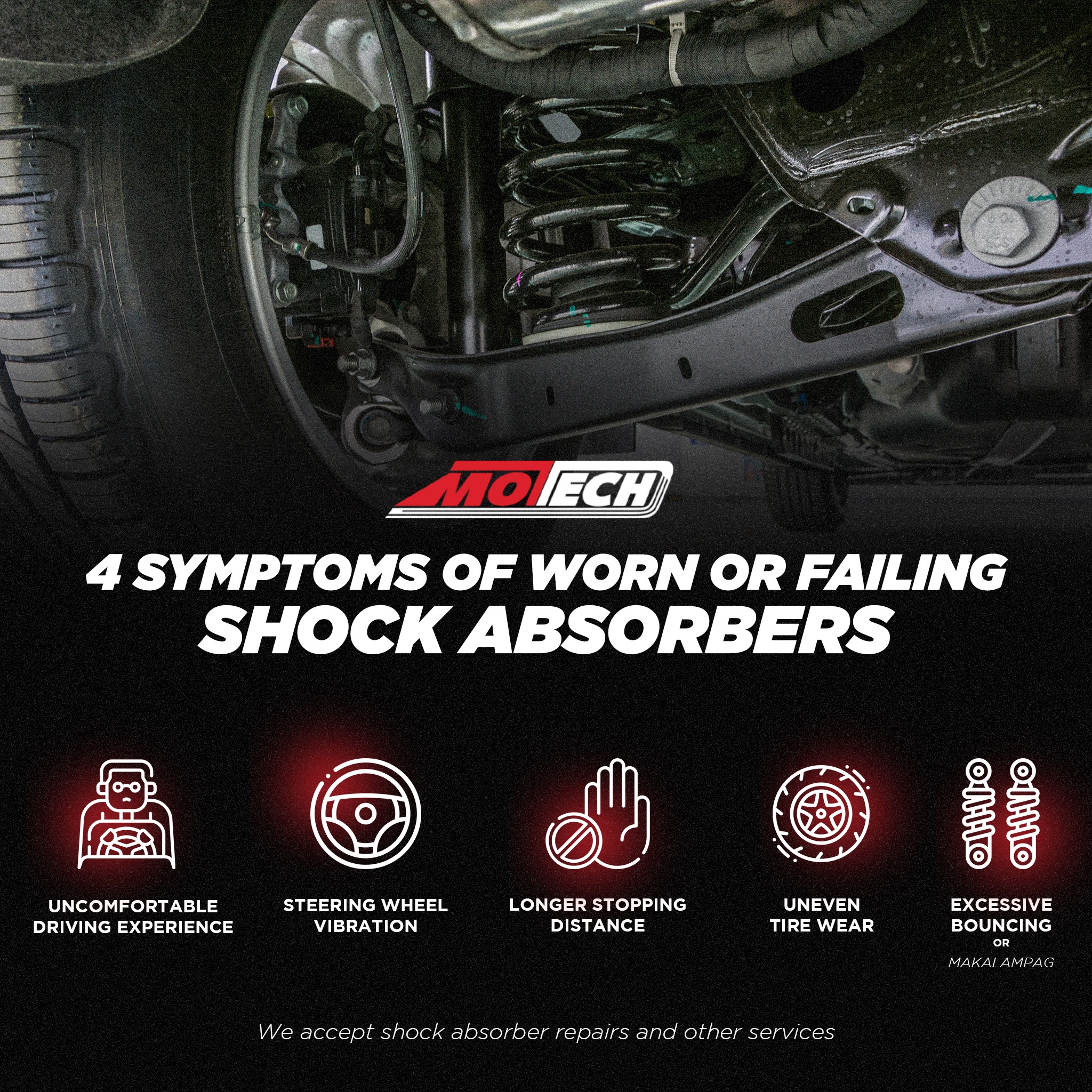 From the name, the shock absorbers... - Motech Angono Rizal