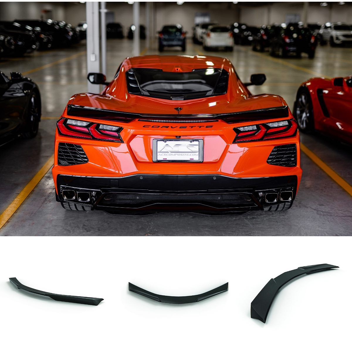 ACS Composite - The ACS Speedtail mounted to the OEM rear... | Facebook