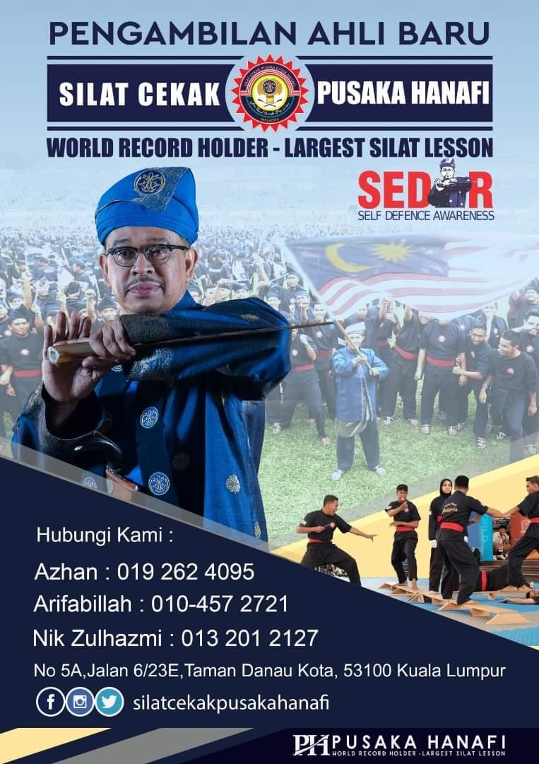 PENGAMBILAN AHLI BARU SILAT CEKAK PUSAKA HANAFI SELURUH MALAYSIA KINI ...