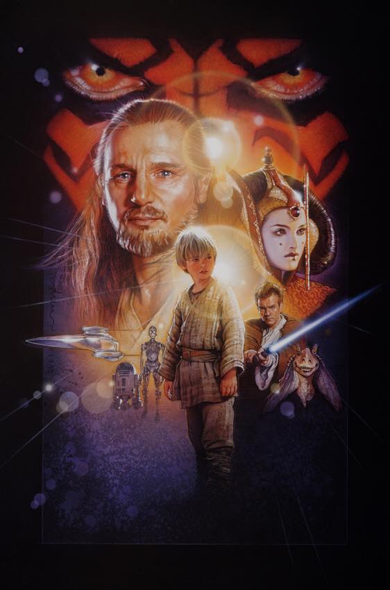 The late American artist and illustrator Drew Struzan working on