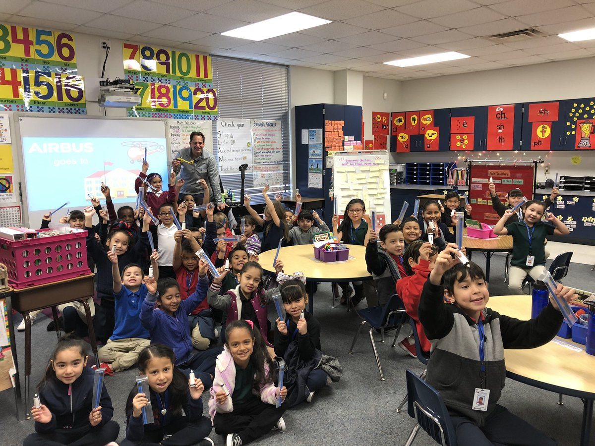 Thank you Airbus... - Dale B. Davis Elementary School