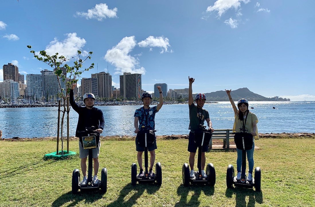 Segway Of Hawaii Waikiki Segway Of Hawaii Kaka Ako Segway Of Hawaii Kona カカアコ店1番人気 マジックアイランドツアー 初めて乗る人でも 道が広いので快適にスピードを出して走れます Jtbhawaii Hawaii Hilife Aloha Hawaiistagram