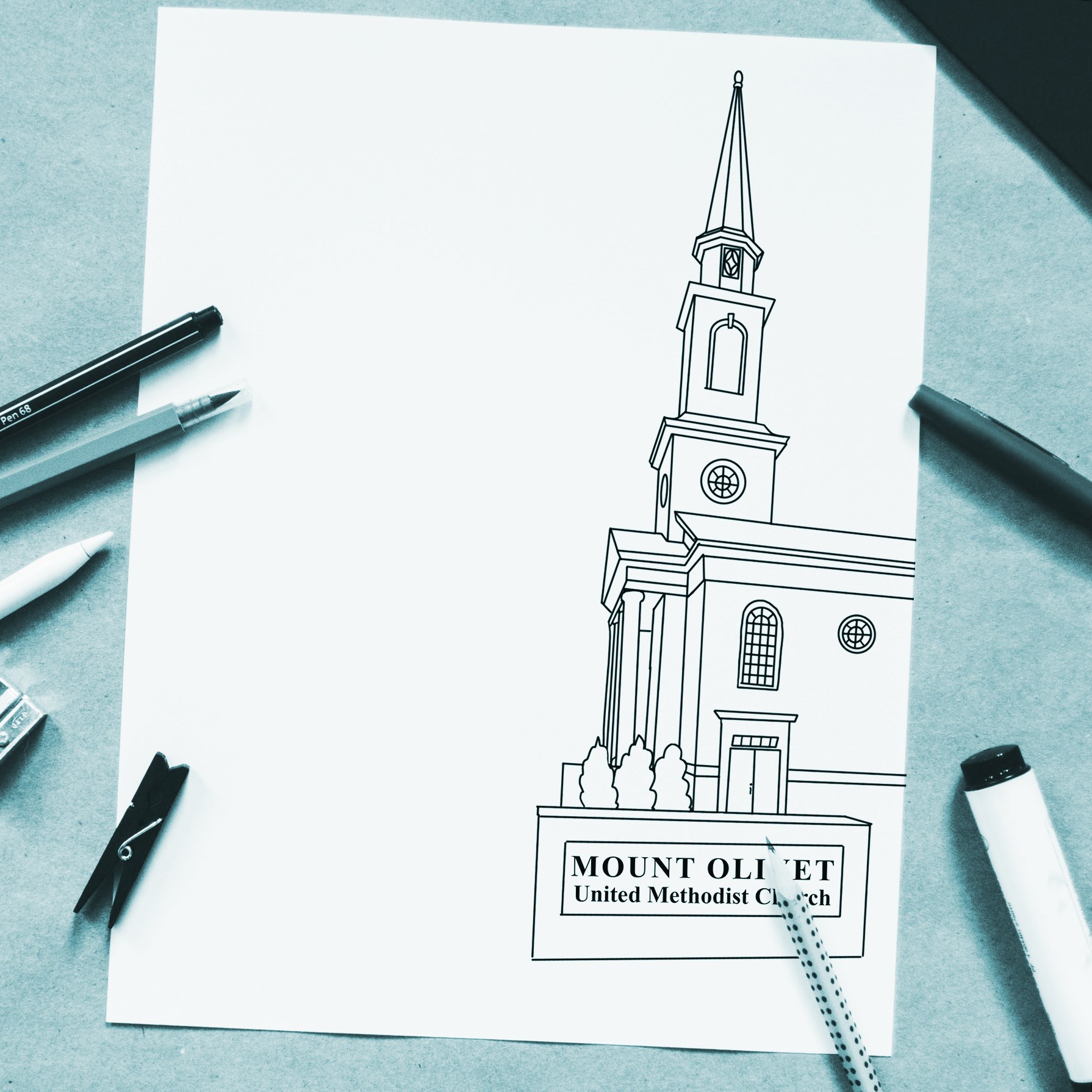 🎨 Coloring Page 🎨... - Mount Olivet United Methodist Church