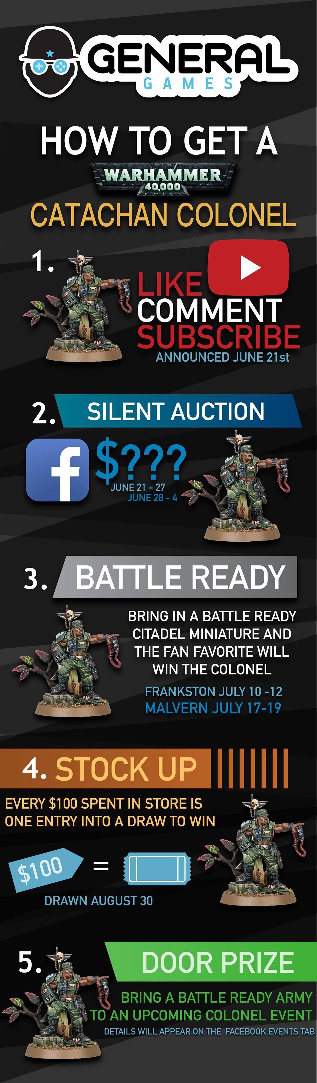 HOW TO GET A CATACHAN COLONEL... - General Games Frankston