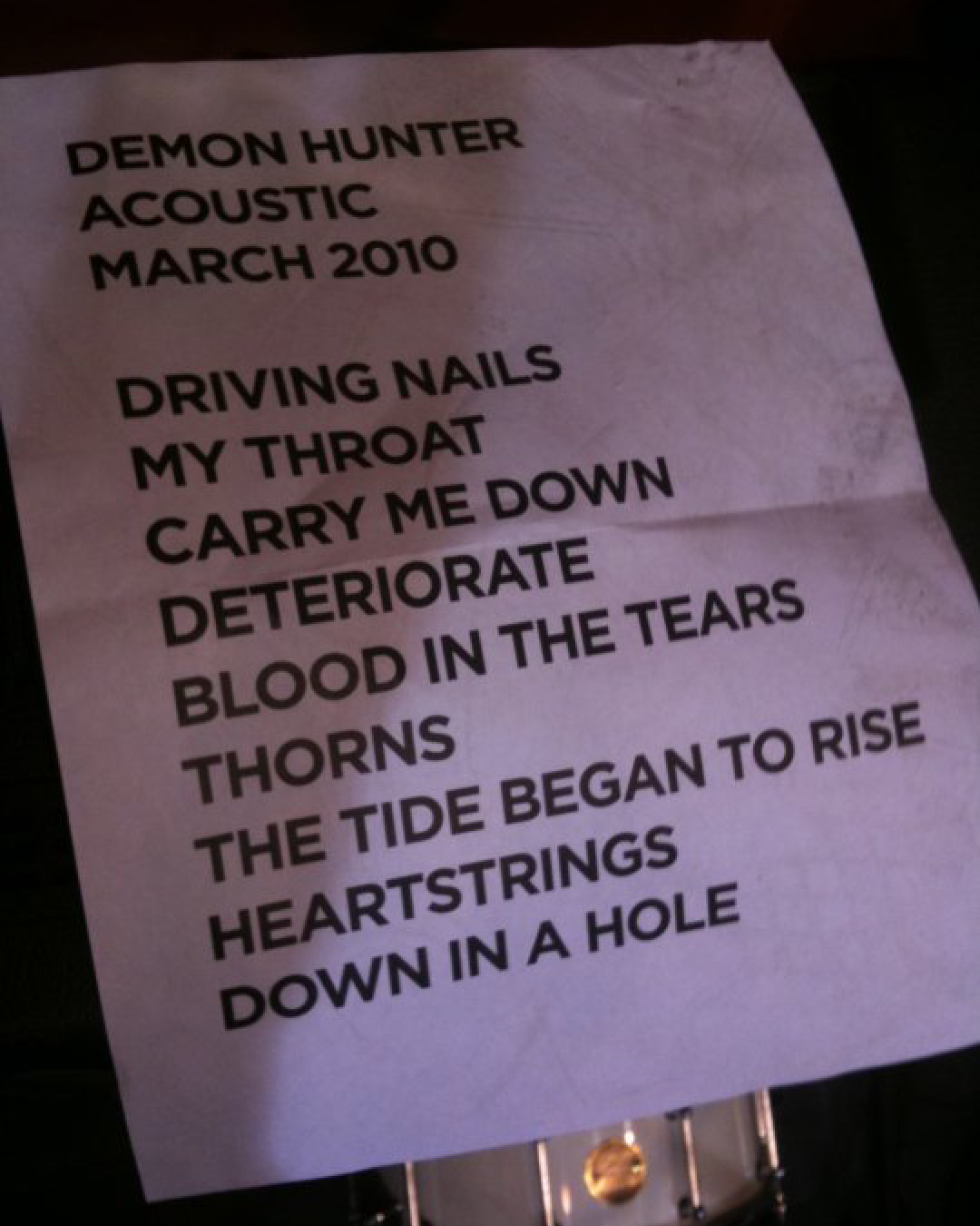 Demon Hunter Ten Years Ago We Did An Acoustic Facebook And if you see me losing ground, don't be afraid to liei know the pain inside my heart can't break the fear inside of yoursand if you see me losing faith in. facebook
