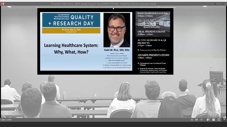 Our - Today, we hosted our Quality + Research Day virtually in ...