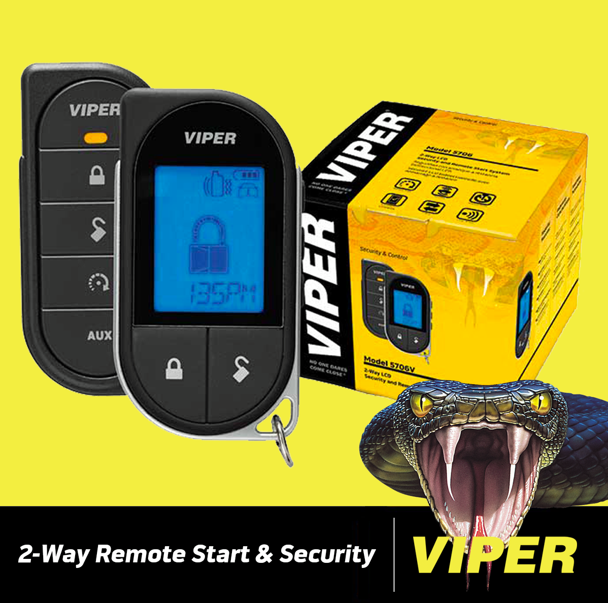 VIPER - Viper's 5706V, a LCD 2-Way Remote Start & Security system